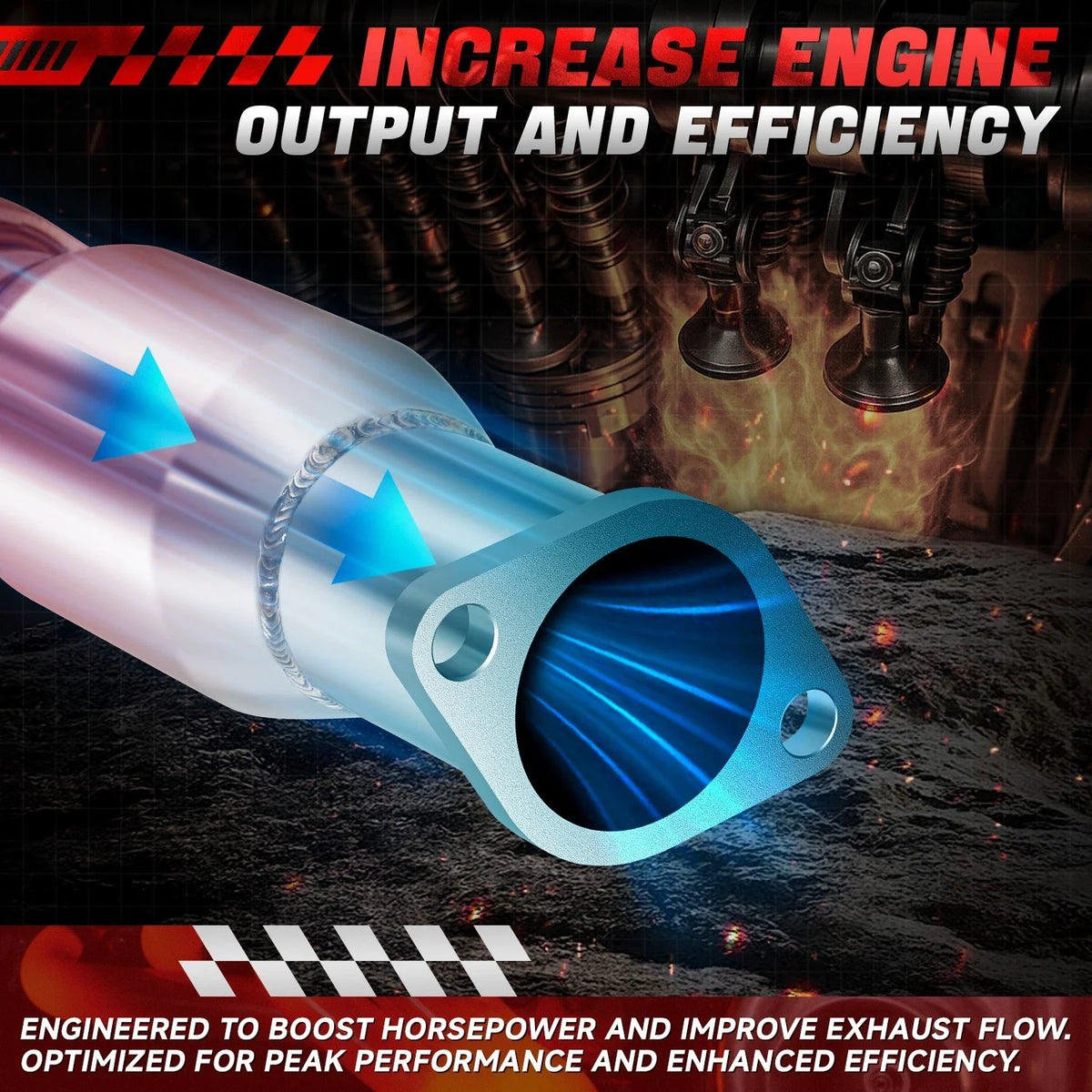 Exhaust Manifold Header - 2-Piece Stainless Steel for 2002-2006 Mini Cooper