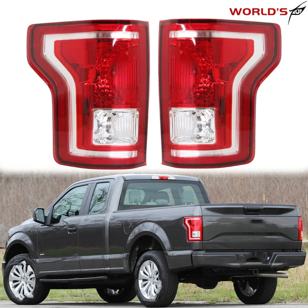 Tail Lights for Ford F-150 Pickup (2015–2017) Halogen Rear LH & RH