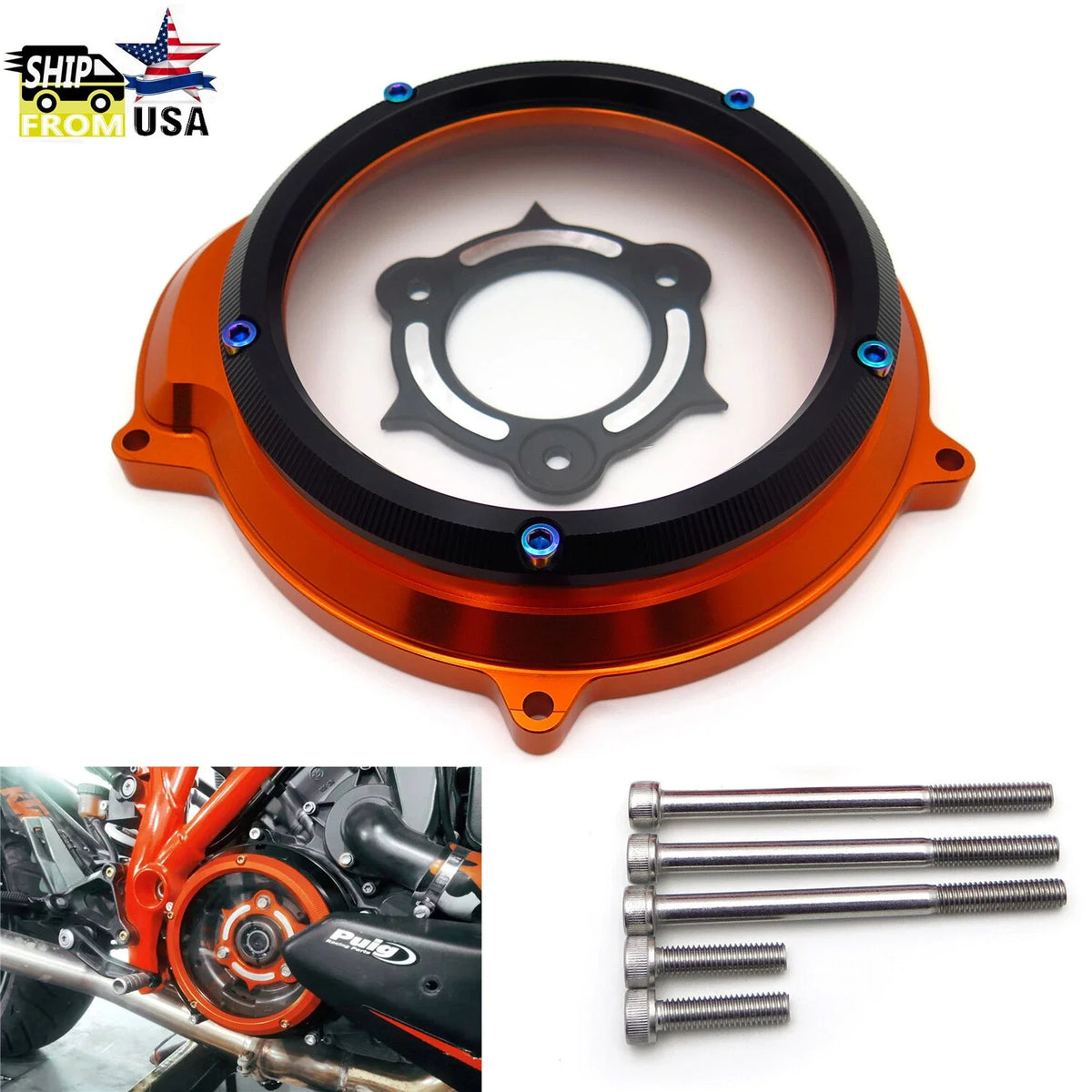 Clutch Plug Lid Guard for KTM 1290 Superduke R/GT 2014-2019