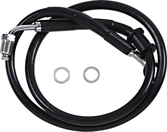 Brake Line +4" Black for Harley-Davidson Softail (2018–2022) 618620-4BLK