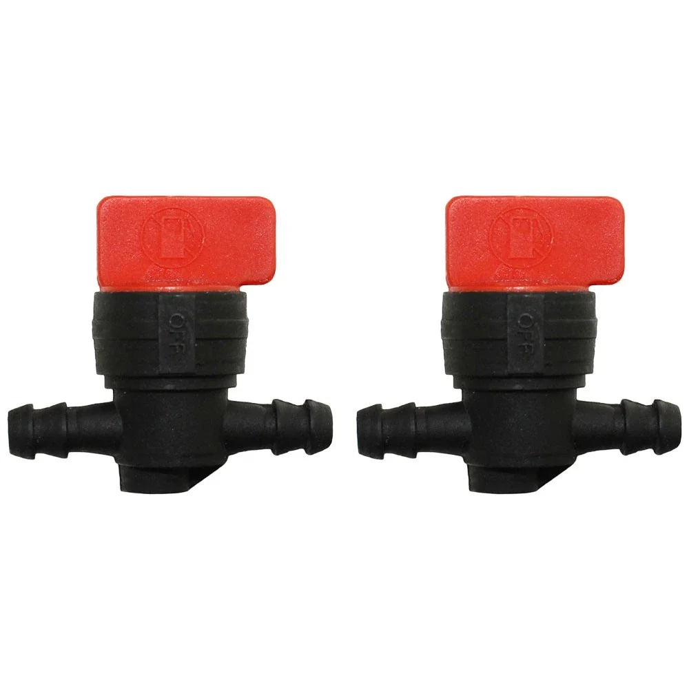 2X In-Line Fuel Shut Off Valve 1/4" for John Deere (Replaces AM107340)