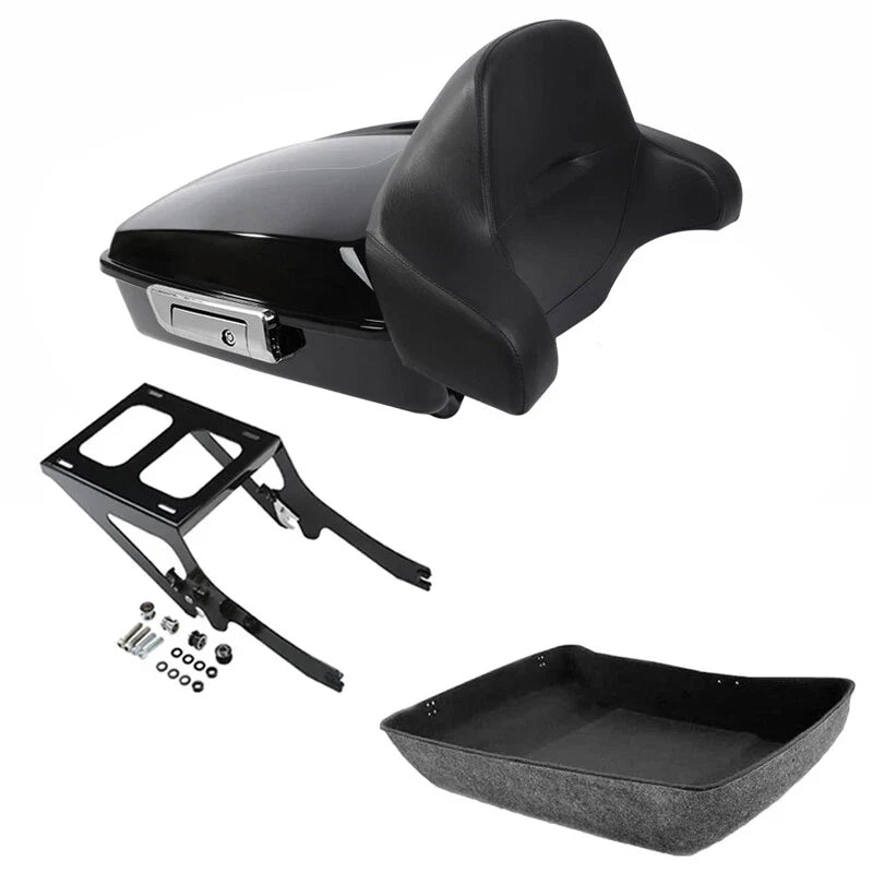 Backrest Mount Chopped Trunk for Harley Softail Heritage Classic 2018-2026