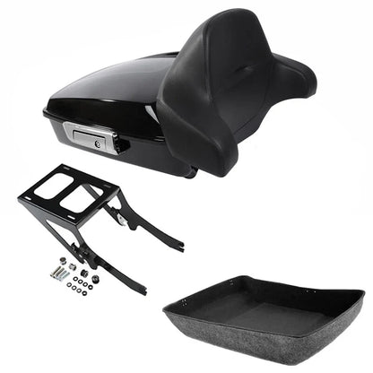Backrest Mount Chopped Trunk for Harley Softail Heritage Classic 2018-2026