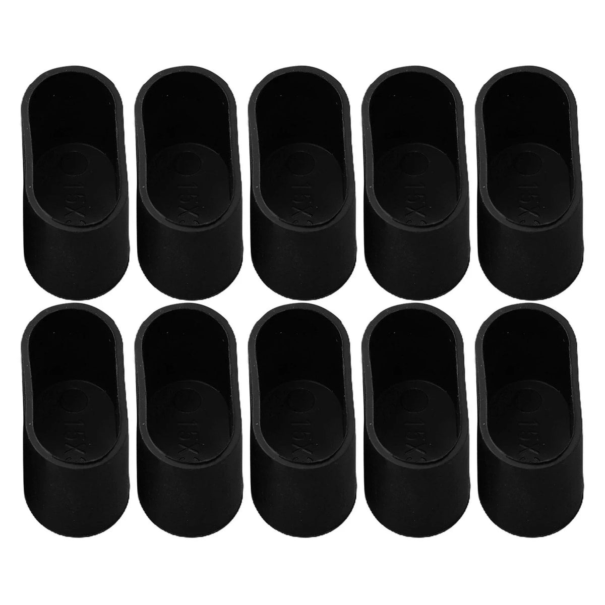 Set of 4 Oval Chair Leg Caps for Outdoor Furniture Garden