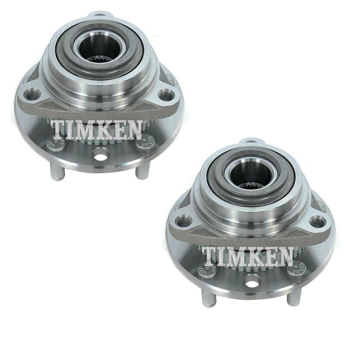 Set of 2 Front Timken Wheel Bearing & Hub Kit for Chevy GMC 4WD (ABS)