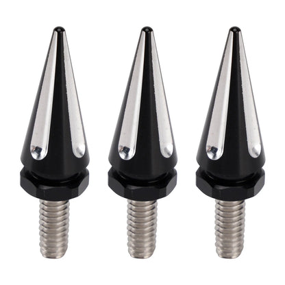 Black Spike Fairing Mounting Bolts Set of 3 for Harley Touring 1996-2013