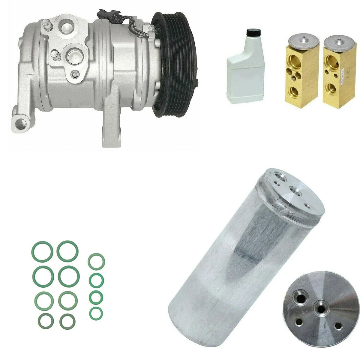 AC Compressor Kit Replacement Without Rear for Holden Barina (2012–2018)