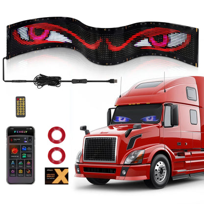 Truck Windshield 52" Devil Eyes LED Light with Remote Control