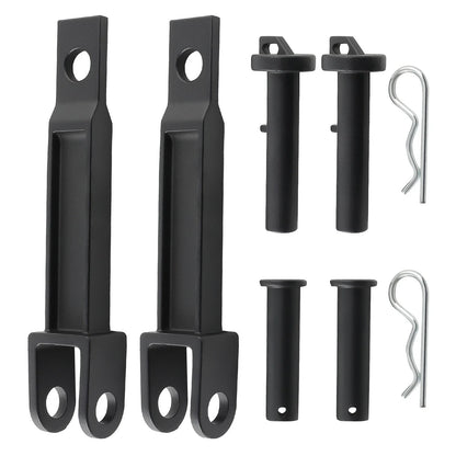 2X Tow Hook with Pull Pin & Frame Pin Kit for 2007-2017 Peterbilt 384 386