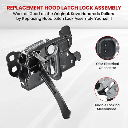 Hood Lock for Dodge Charger 2015-2022 & Challenger 2008-2010 68261142AA