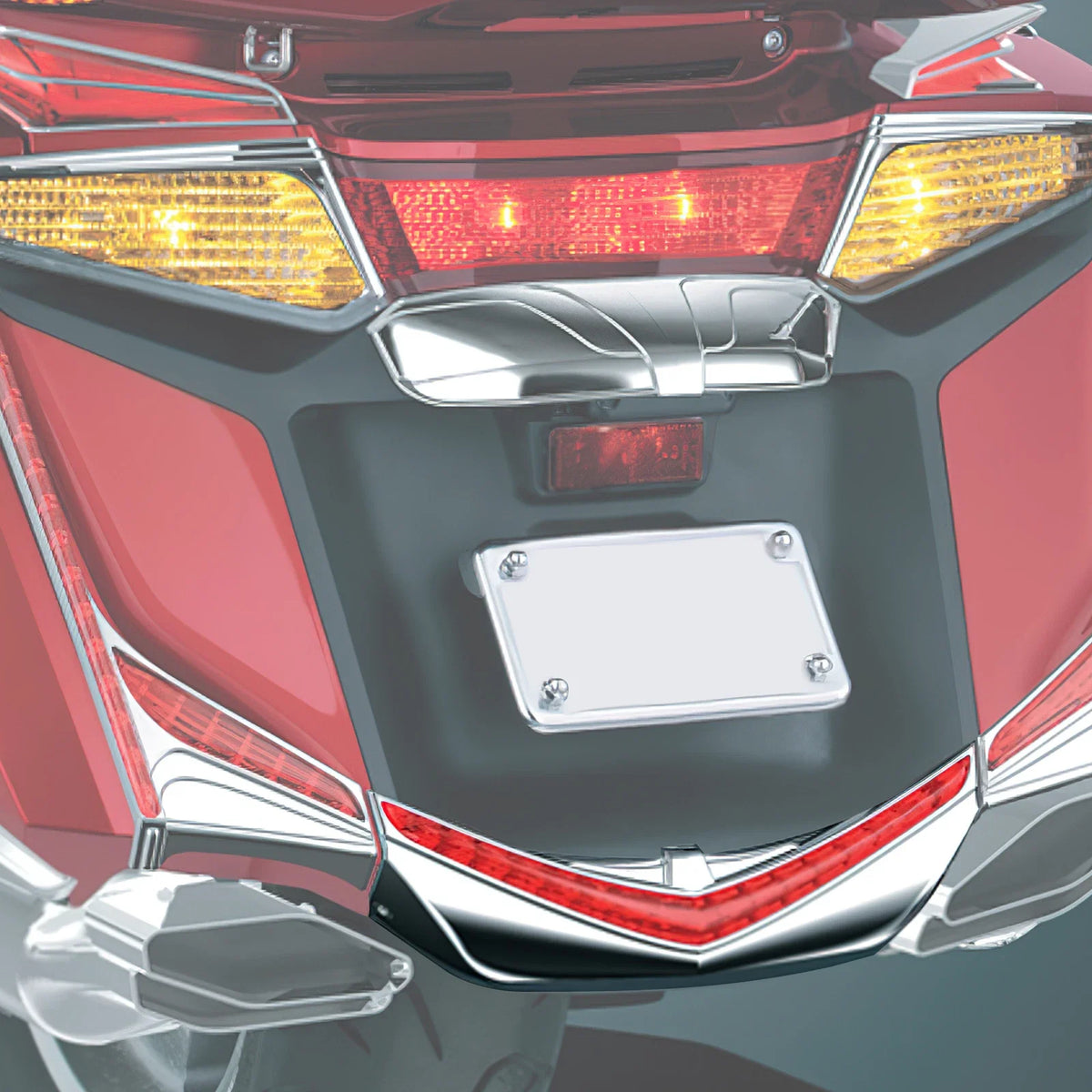 Rear Fender Tip with Run Brake Light for GL1800 Goldwing 2012-2017