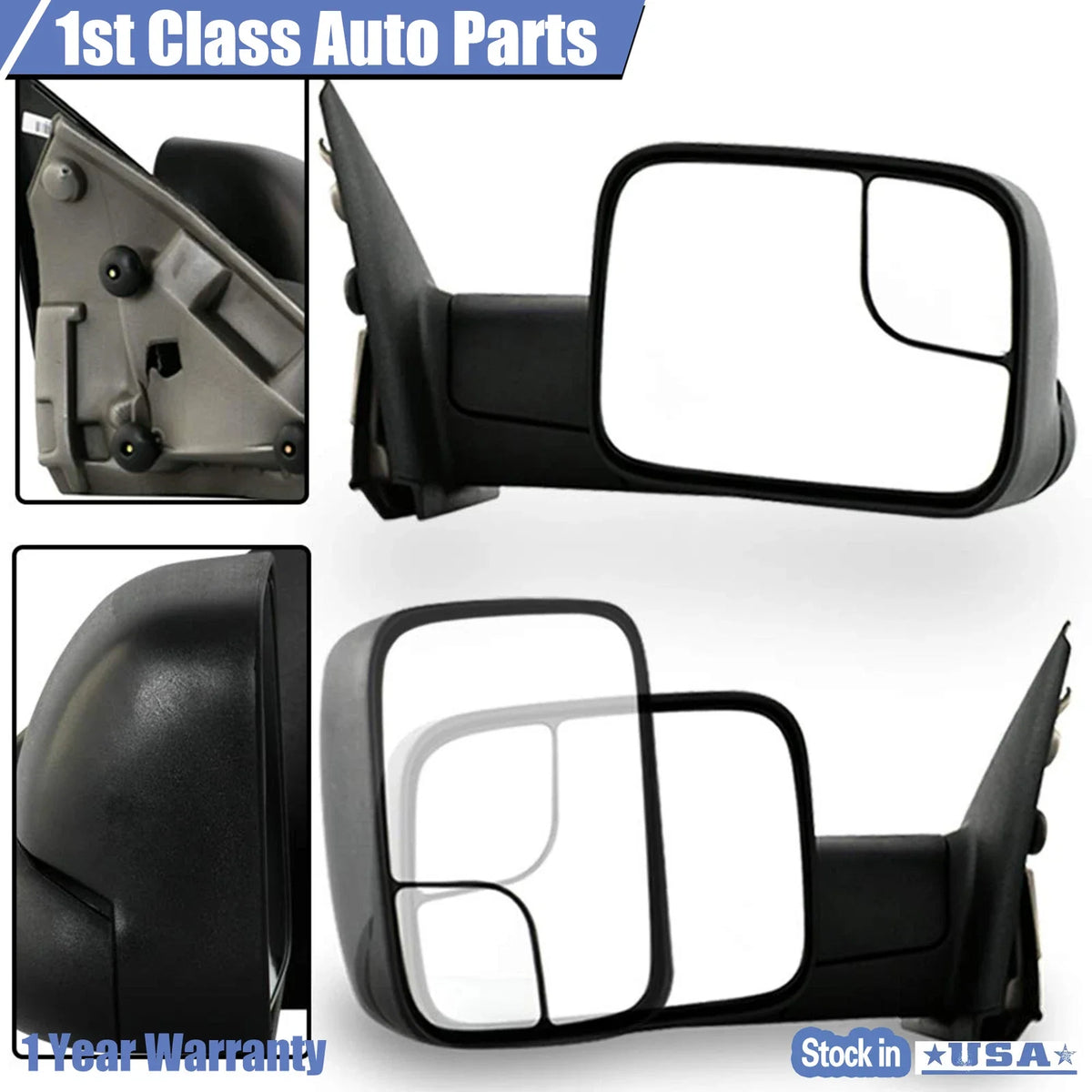 Left Towing Mirror for Dodge Ram 2500 3500 (2002–2009)