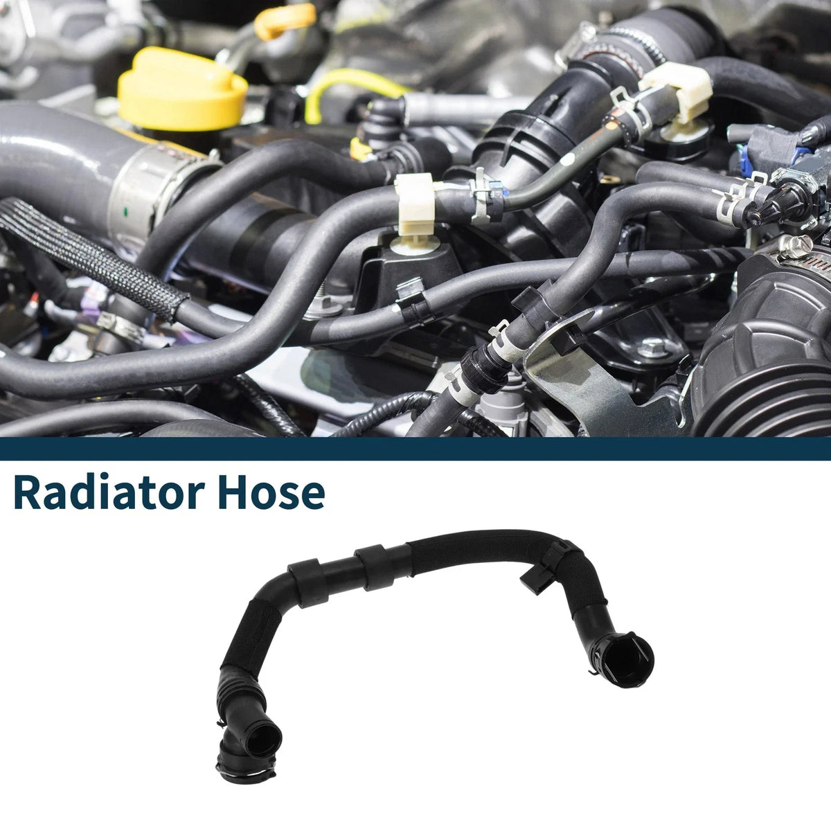 Radiator Hose No.5QM122051P for Audi TTS Quattro (2019–2023) Rubber