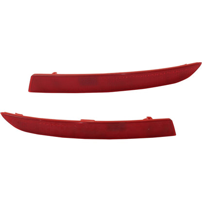 Bumper Reflector Set for BMW 528i 535i (2014–2016) CAPA