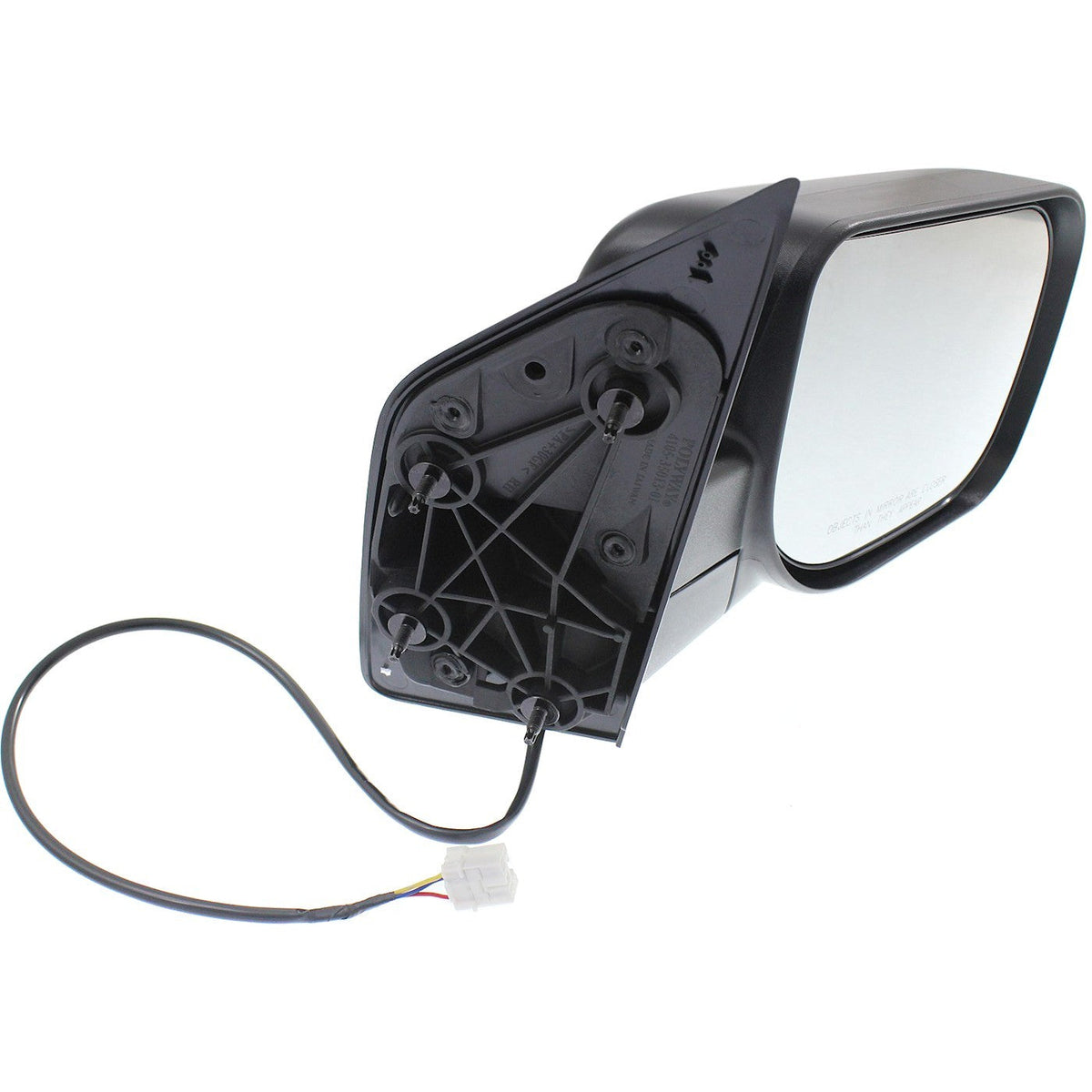 Manual Folding Black Power Mirror for Nissan Titan Passenger Side 2010-2015