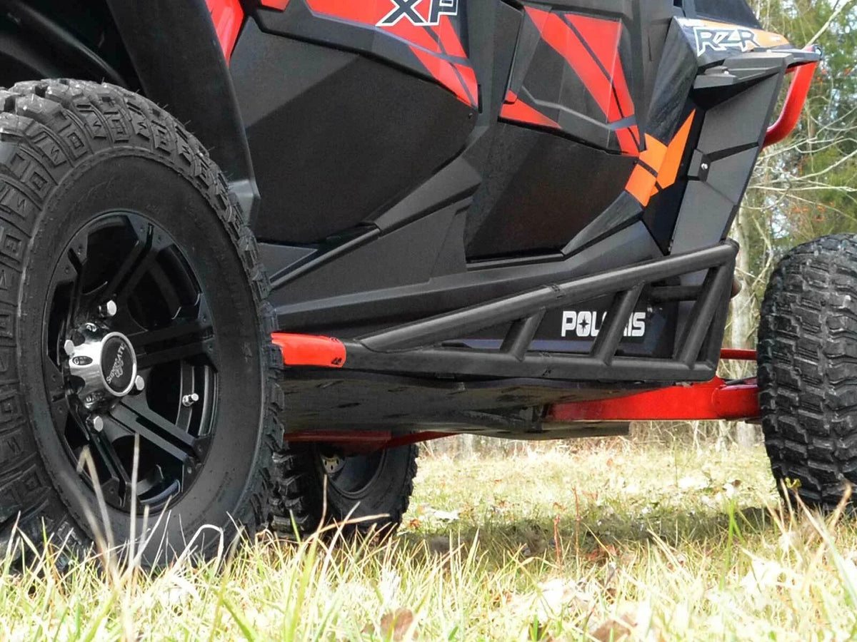 Wrinkle Black Rock Slider Nerf Bars for Polaris RZR XP 4 1000 (2014–2023)
