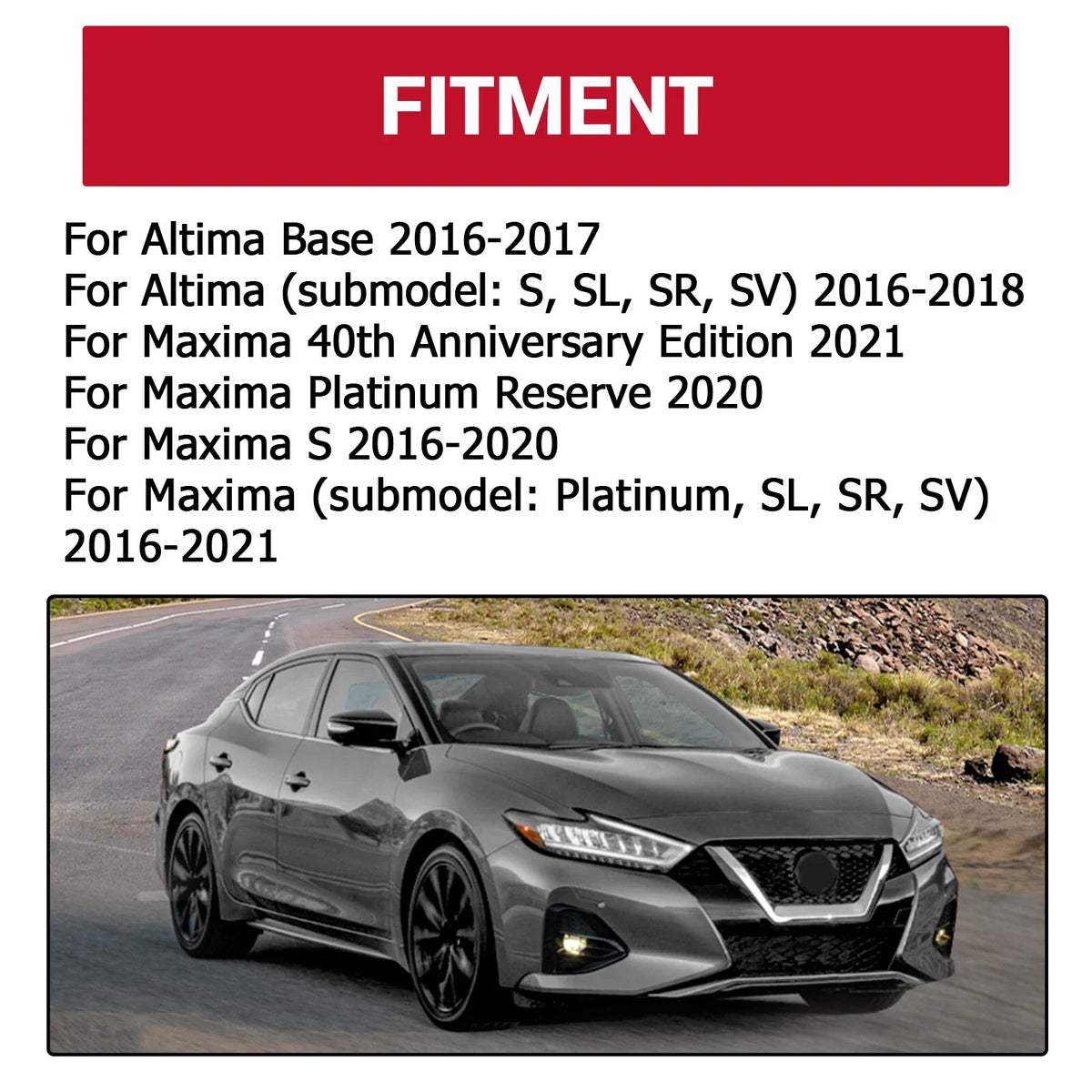 Front Engine Splash Shield Under Cover for Maxima 2016-2023