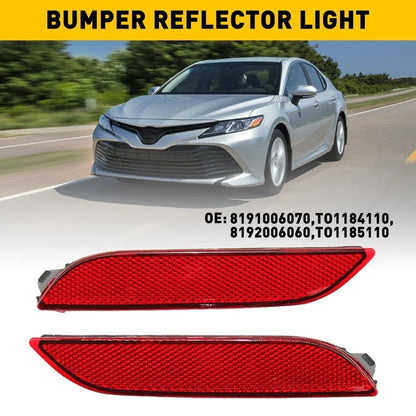 Rear Bumper Reflectors LED Set (2X) for Toyota Camry 2018-2021