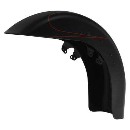 Front Fender in Black Denim for Touring Road Glide FLTRX FLHX 2014-2023