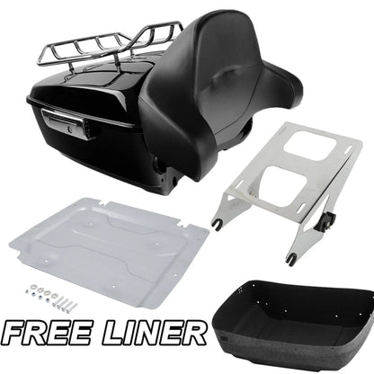 Trunk Mount Rack Backrest Base Plate for Harley Touring 2014-2023