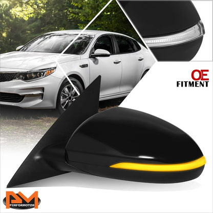 Heated Memory Side View Door Mirror Left for 2016-2018 Optima