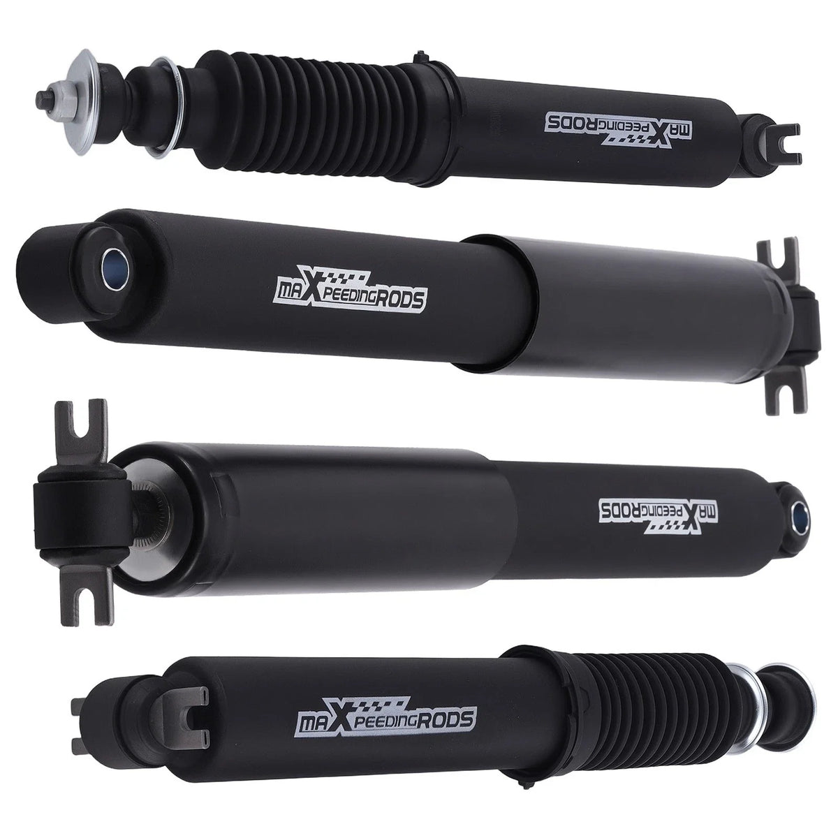 4" Front and 7-8" Rear Drop Shock Kit for Chevy C1500 (1988–1998)