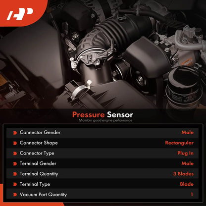MAP Sensor Compatible with Nissan Pick Up 1997-2023