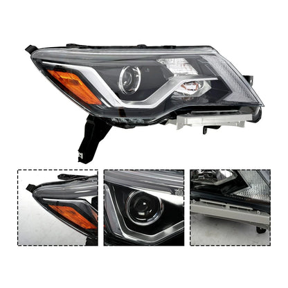 Right Side Halogen Headlight Assembly for Nissan Pathfinder 2017-2020