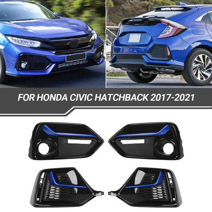 Fog Light Garnish Covers for Civic Hatchback 2017-2021