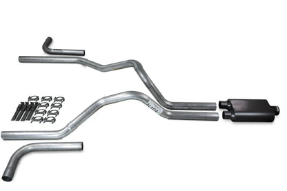 2.5" Side Exit Dual Exhaust Kit for 2004-2008 Dodge Ram 1500 with Muffler