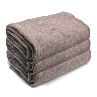 Heavy Duty 3pc Textile Moving Blanket 80" x 72" for Furniture Packing