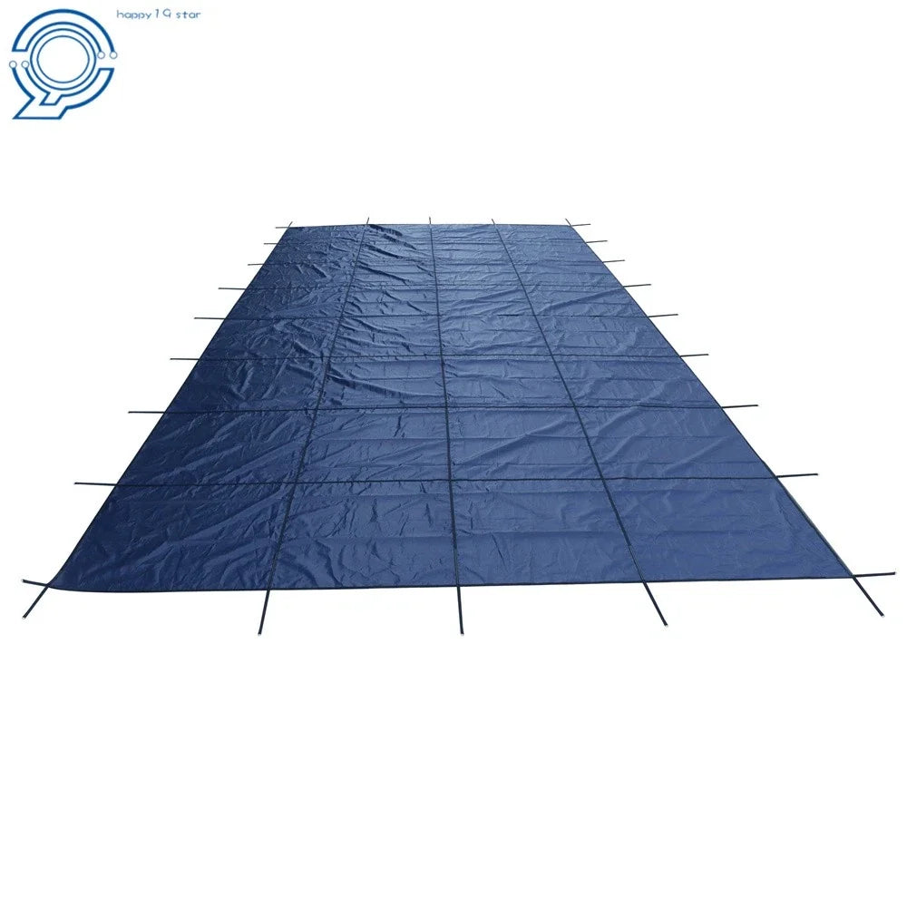 Mesh Solid Pool Safety Cover for Swimming Pool (Winter, Rectangle)