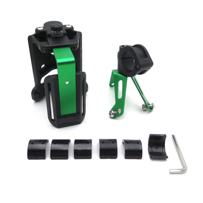 Motorcycle Crash Bar Mount Water Bottle Holder - Universal Design