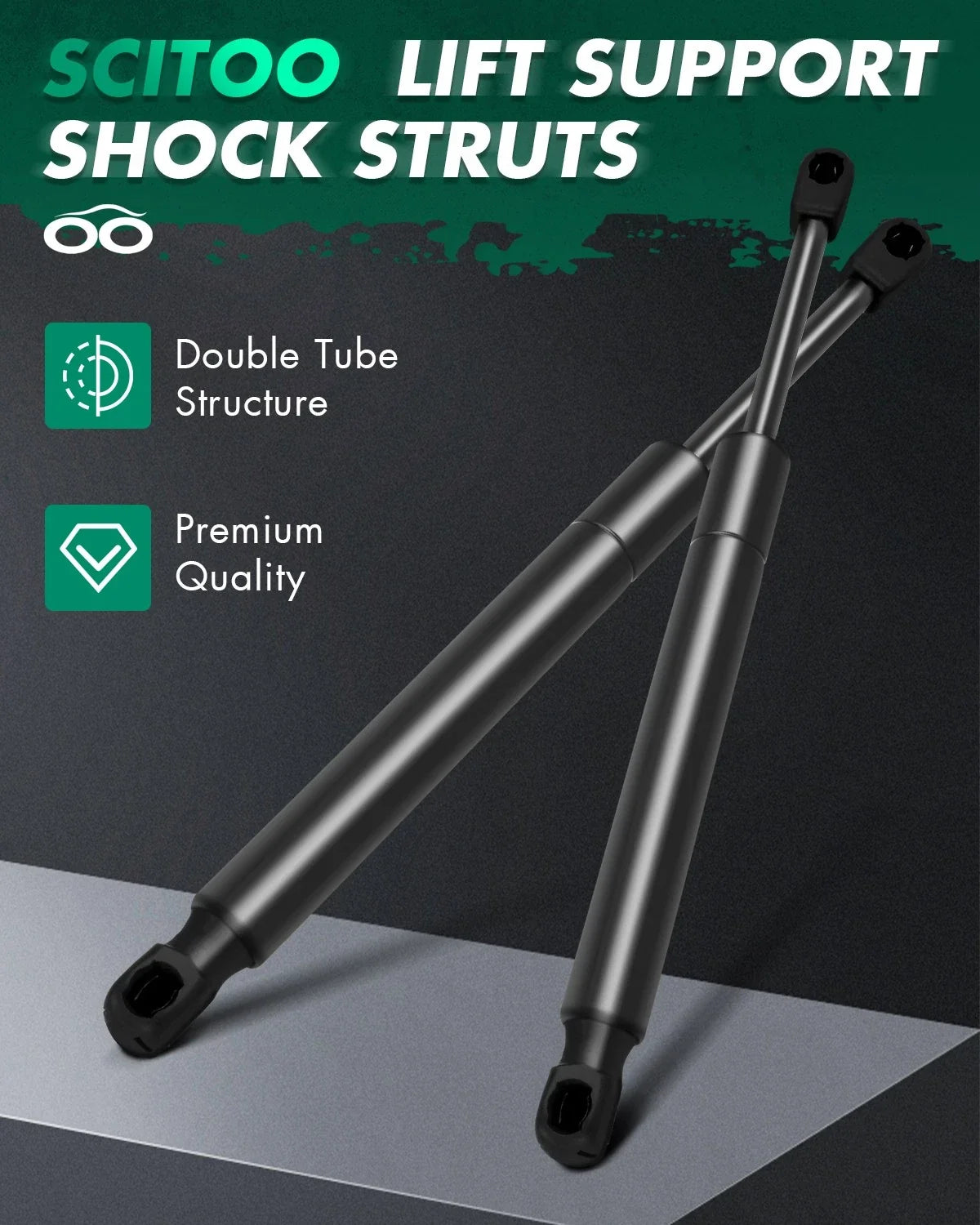 2X Rear Trunk Lift Supports Struts for Volkswagen Jetta (2005–2010)