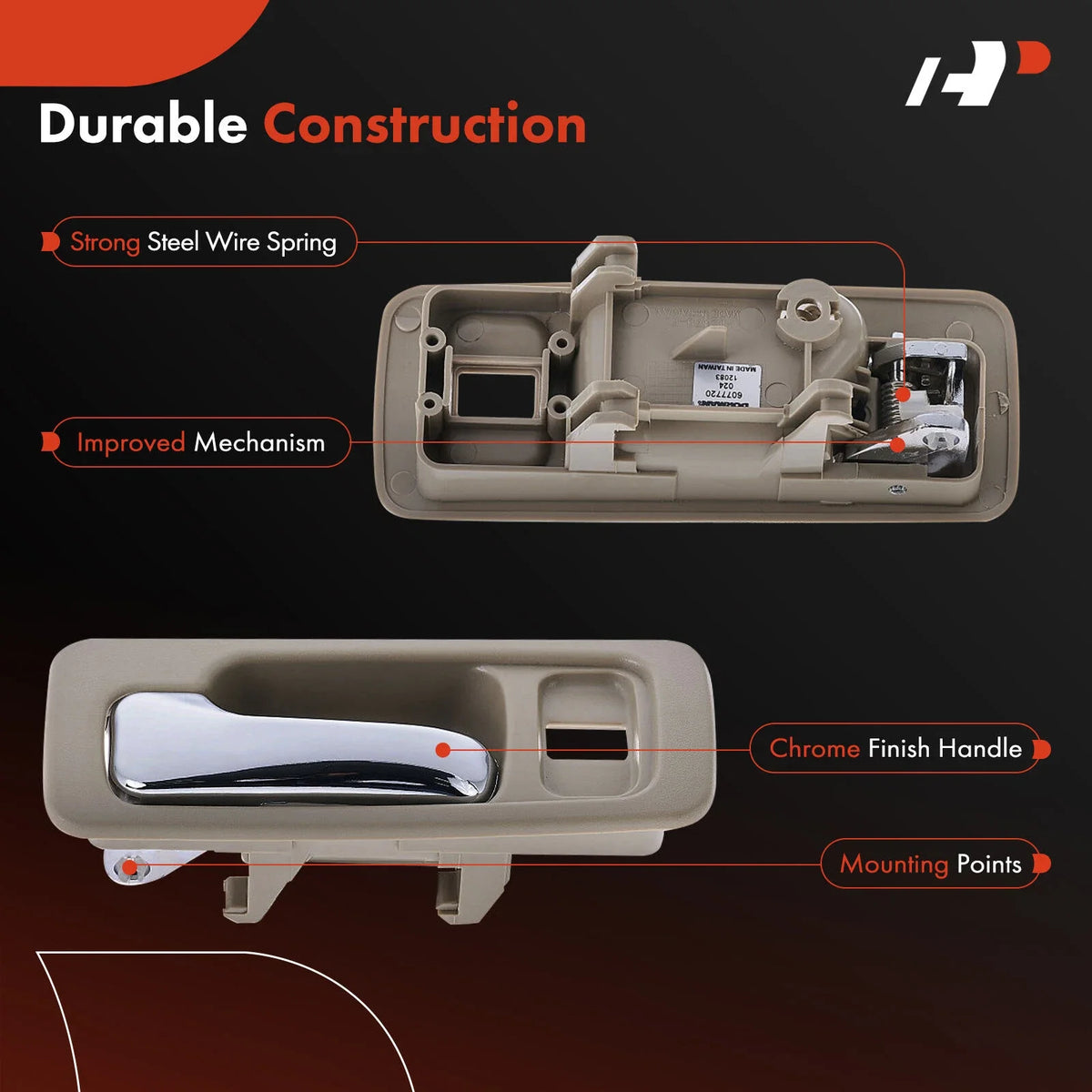 Front Left Door Handle for 1990-1993 Honda Accord