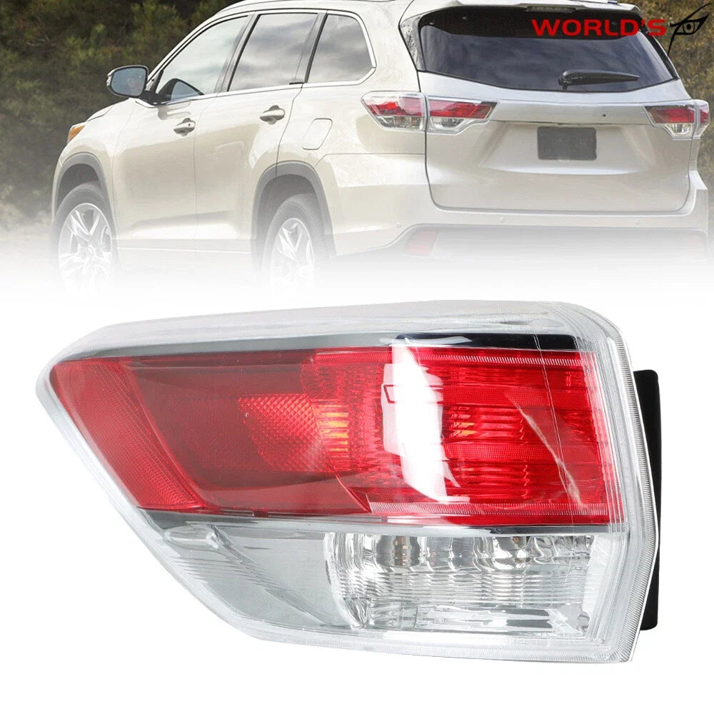 Outer Left Tail Light Brake Lamp for Toyota Highlander (2014–2016)