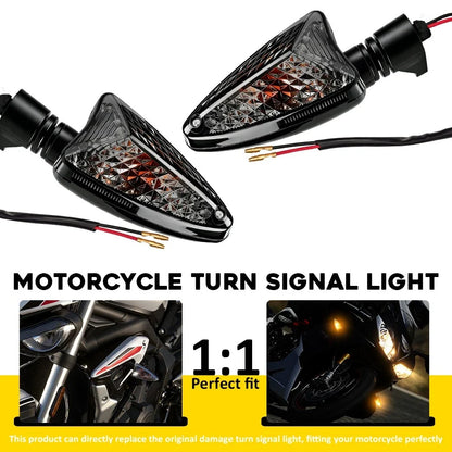 2X Turn Signal Lights with Smoke Lens for Triumph Daytona 675 2006-2017