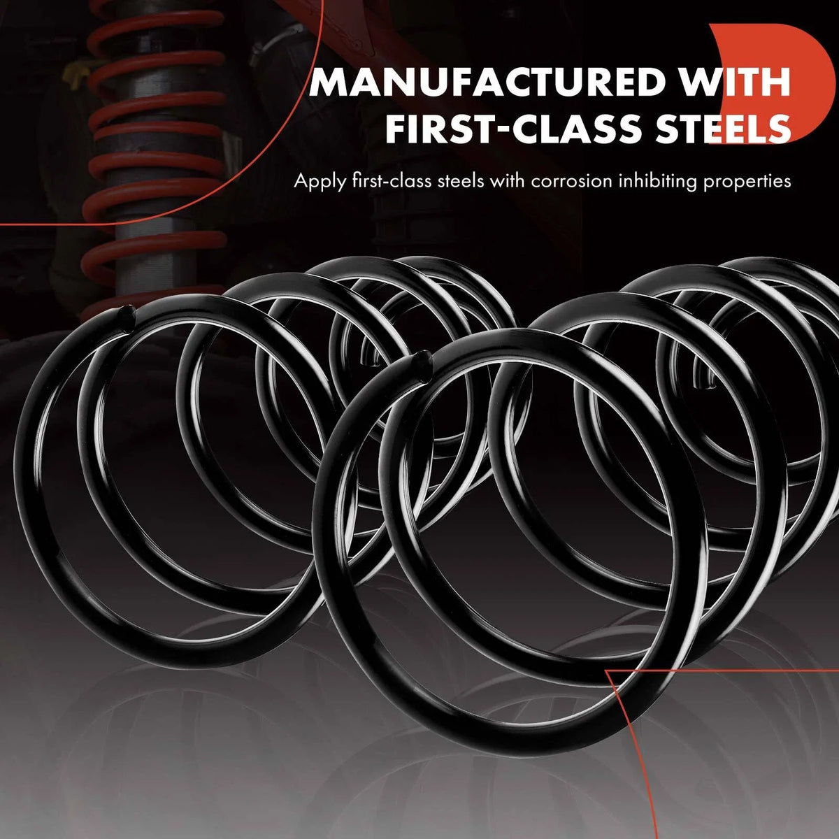 Rear Coil Spring Pair for Mazda 3 (2004-2013) & Ford Focus (2005-2011)