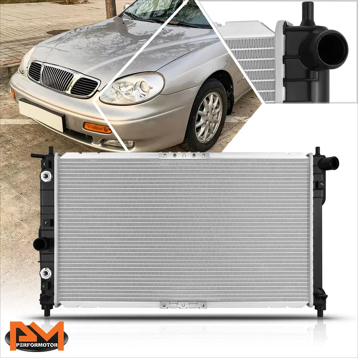Radiator DPI-2381 Aluminum Core for Daewoo Nubira/Leganza 1999-2002