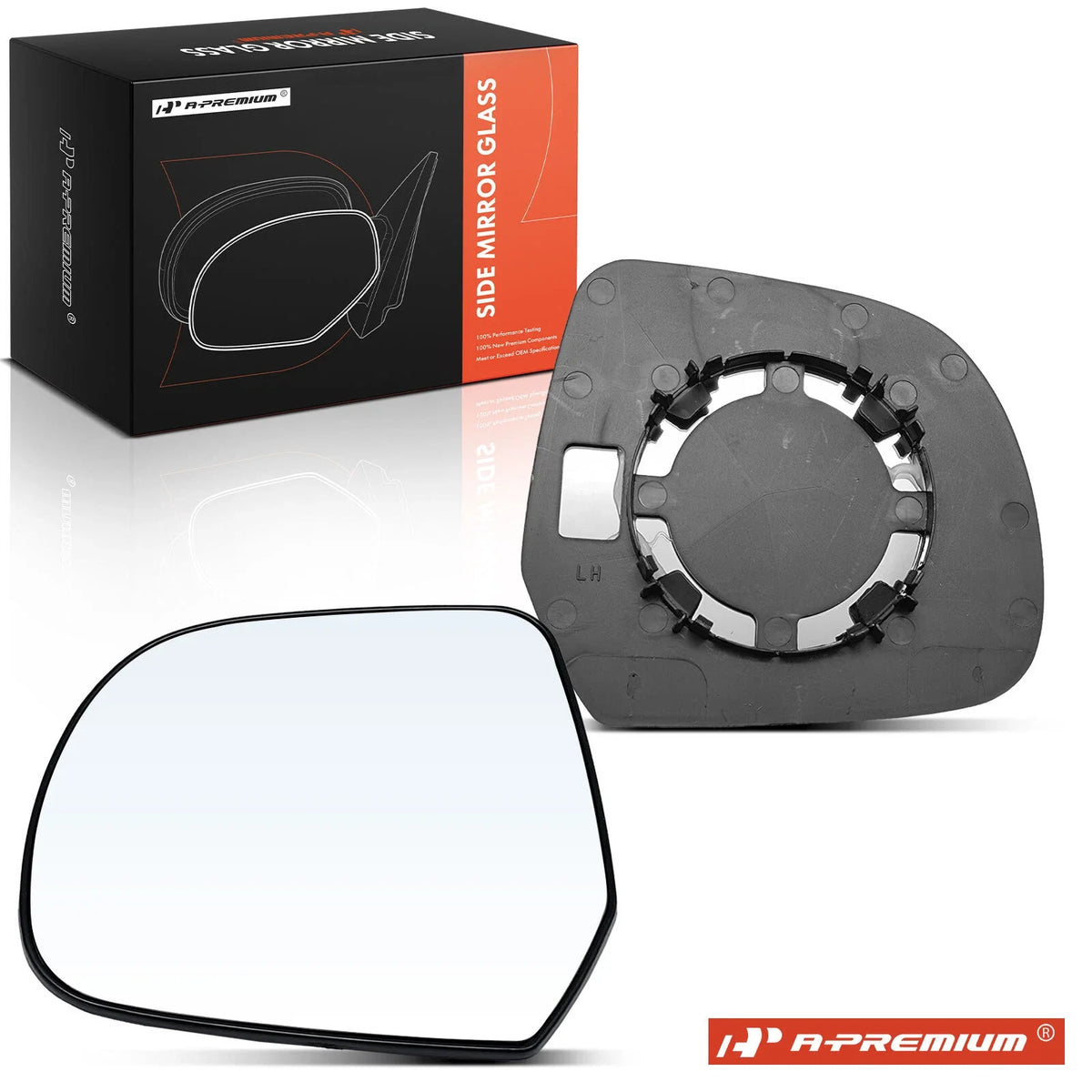Driver Manual Mirror Glass for Nissan Versa (2012–2014) Versa Note (2014)