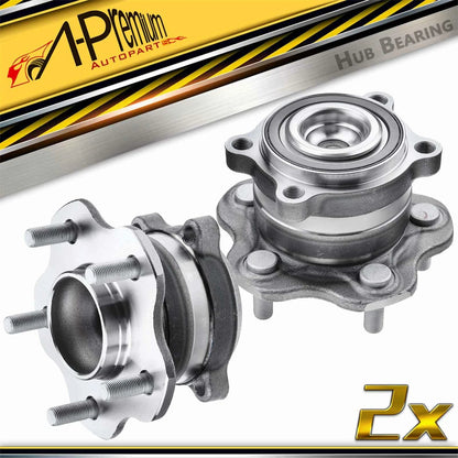 2X Rear Wheel Hub & Bearing Assembly for Nissan Altima Murano (FWD)