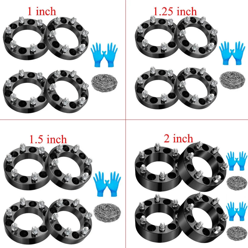 6x5.5 Wheel Spacers for Chevy Silverado Suburban Sierra (2000–2006)