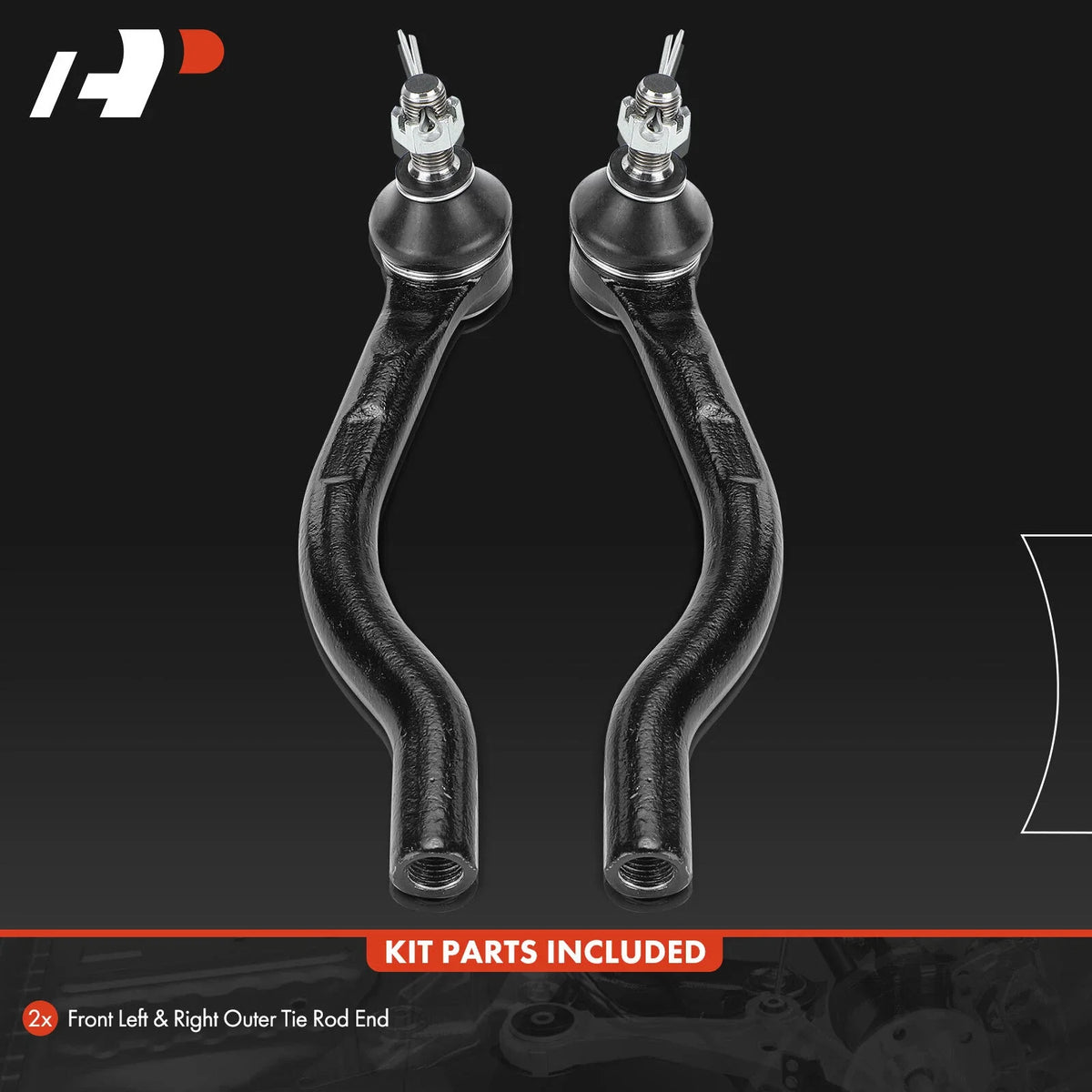 Outer Tie Rod Ends (2X) for Honda Insight 2019-2022 & Civic 2016-2021
