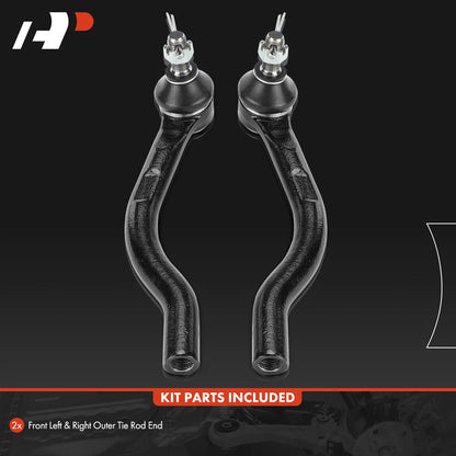Outer Tie Rod Ends (2X) for Honda Insight 2019-2022 & Civic 2016-2021
