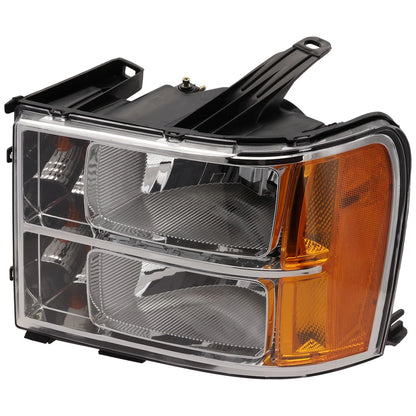 Driver Side Headlight for GMC Sierra 1500 (2007–2013) Halogen with Bulb
