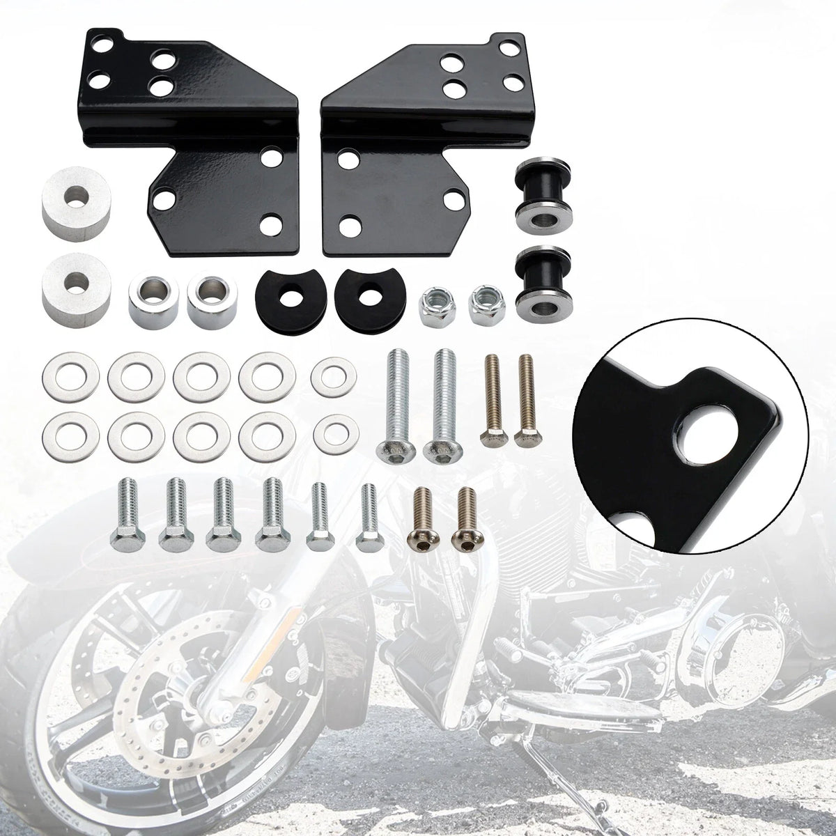 Sissy Bar Docking Hardware for Harley Road King Road Glide Street Glide (1997–2008)