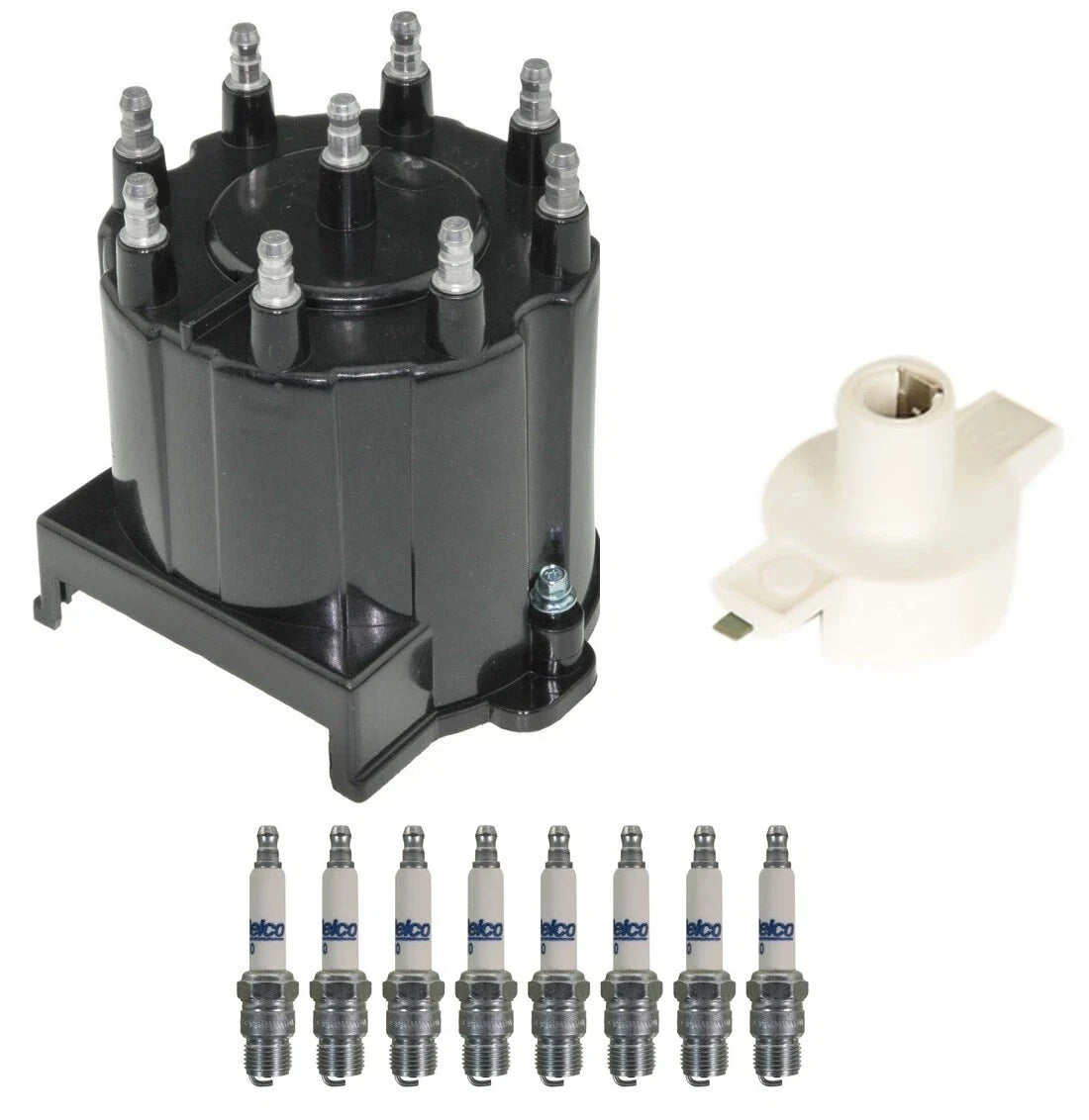Distributor Rotor Cap & Rapidfire Spark Plugs Kit for G30 V3500 (1990–1995)