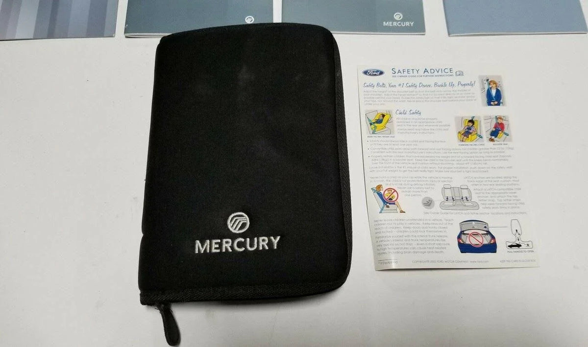 Owner's Manual with Case for Mercury Montego (2006)