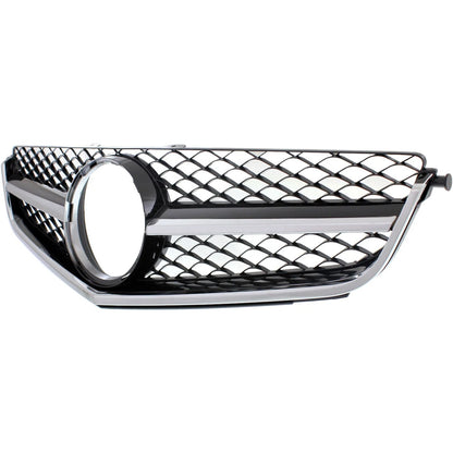 Grille for Mercedes Benz C63 AMG (2012–2014) Chrome Shell Black Insert