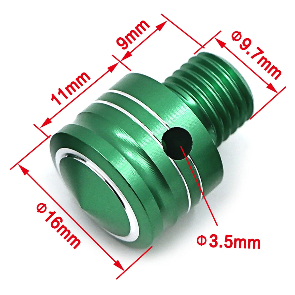 Thread Adapter Conversion Screw for Motorcycle Rearview Mirror